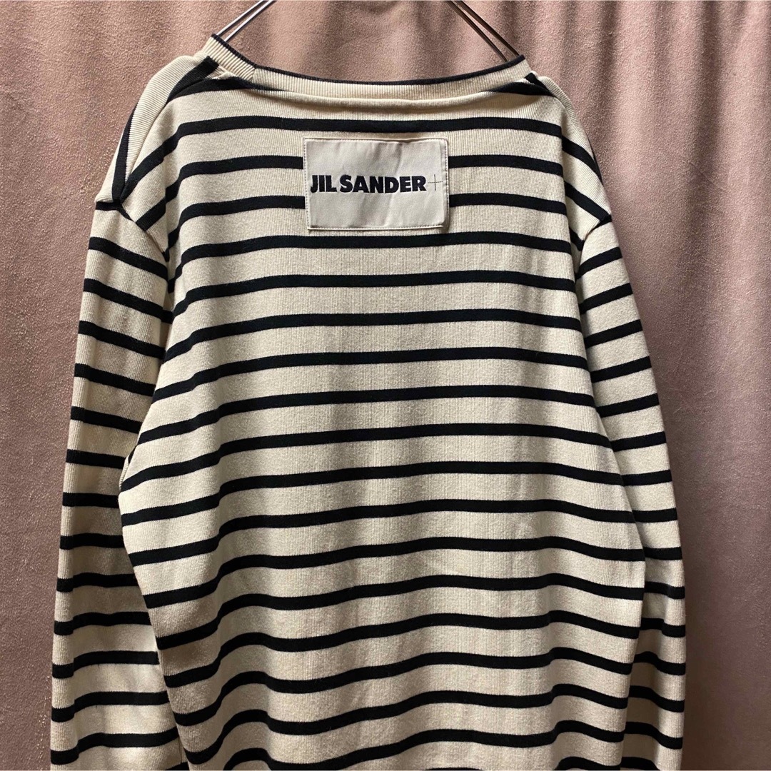 JIL SANDER + ボーダーロンT カットソー ジルサンダー-