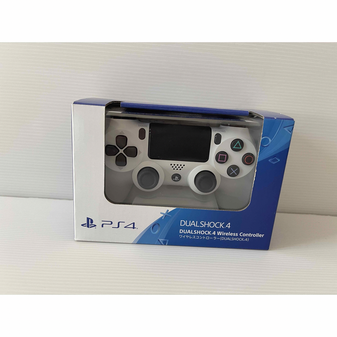 【新品】PS4 DUALSHOCK4 純正コントローラー グレイシャーホワイト