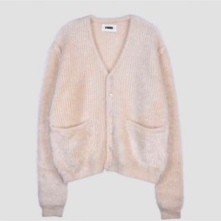 トーガ(TOGA)のVIAVANDA bigshaggycardigan カーディガン　アイボリー(カーディガン)