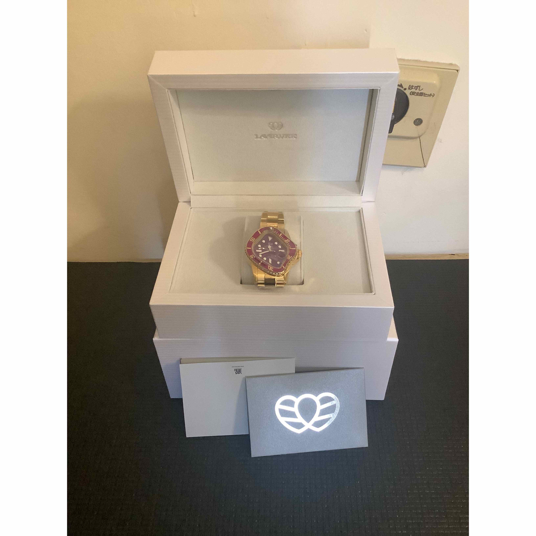 laarvee pea001 PURPLE BEZEL PURPLE DIAL メンズの時計(腕時計(アナログ))の商品写真