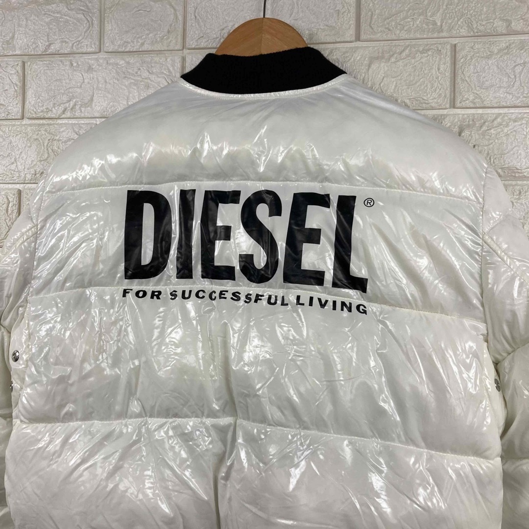 美品 diesel ディーゼル ホワイトダウン