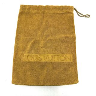 ルイヴィトン(LOUIS VUITTON)のルイヴィトン LOUIS VUITTON ロゴ カバン 巾着 ポーチ パイル イエロー(ポーチ)