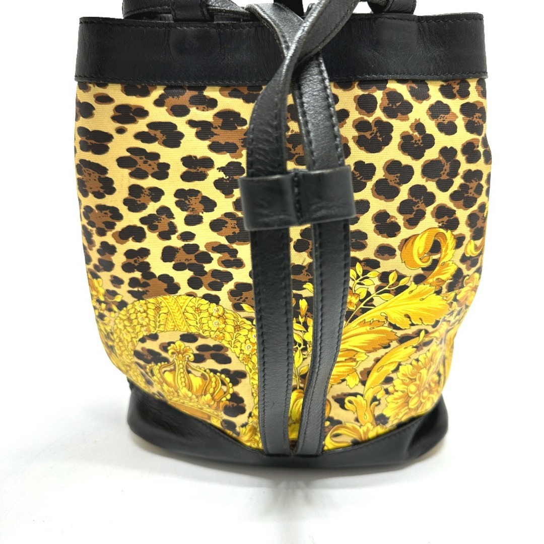 ヴェルサーチ VERSACE レオパード 巾着 豹柄 ヒョウ ヴェルサーチ VERSACE レオパード 巾着 豹柄 ヒョウ