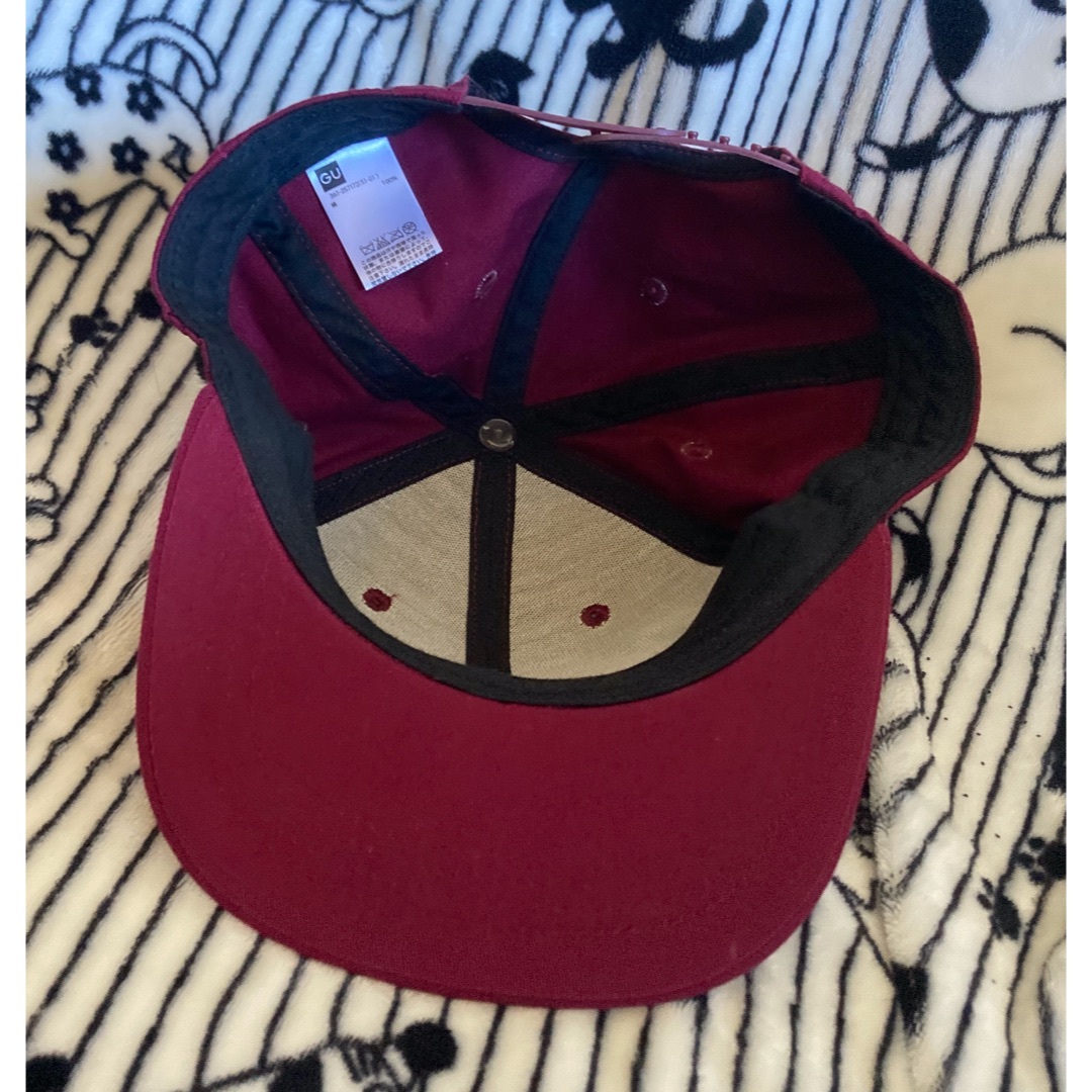 GU(ジーユー)のお手軽エンジカラーキャップ【ジーユー GU】シンプルなスナップバック帽子CAP レディースの帽子(キャップ)の商品写真