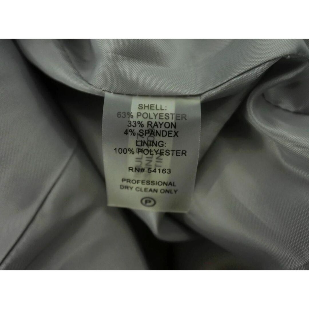 Calvin Klein(カルバンクライン)のCalvin Klein カルバンクライン ノーカラー ジャケット size2P/グレー ■■ レディース レディースのジャケット/アウター(ノーカラージャケット)の商品写真