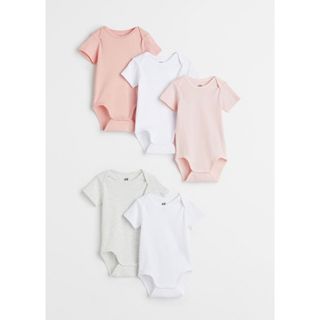 エイチアンドエム(H&M)のH&M 新品未使用　ロンパース　80 セット(ロンパース)