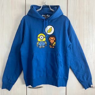 【激レア】A BATHING APE ブルーカモ コラボ パーカー エイプ