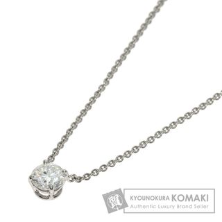 ハリーウィンストン(HARRY WINSTON)のHARRY WINSTON ソリティア ダイヤモンド ネックレス PT950 レディース(ネックレス)