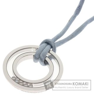 ショパール(Chopard)のChopard ハッピーダイヤモンド ネックレス K18WG レディース(ネックレス)