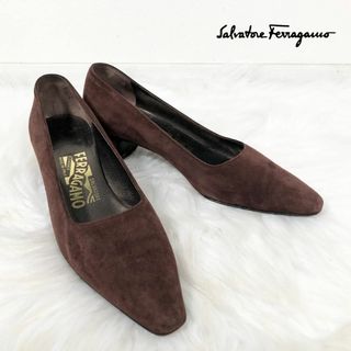 サルヴァトーレフェラガモ(Salvatore Ferragamo)のSalvatore Ferragamo フェラガモ スエード パンプス(ハイヒール/パンプス)