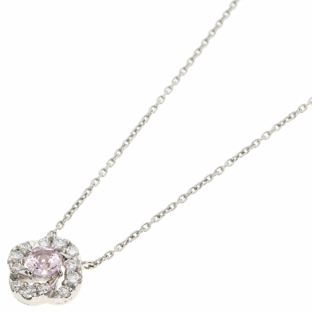 STAR JEWELRY(スタージュエリー)のSTAR JEWELRY モルガナイト ダイヤモンド ネックレス PT950 レディース レディースのアクセサリー(ネックレス)の商品写真