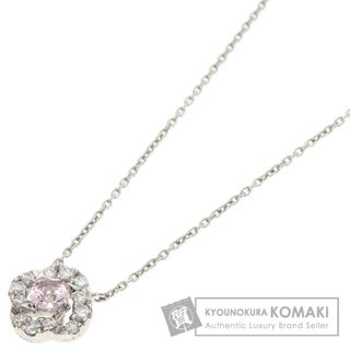 スタージュエリー(STAR JEWELRY)のSTAR JEWELRY モルガナイト ダイヤモンド ネックレス PT950 レディース(ネックレス)