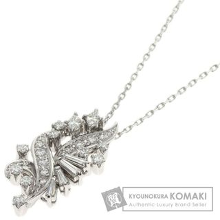 ミキモト(MIKIMOTO)のMIKIMOTO ダイヤモンド ネックレス K18WG K14WG レディース(ネックレス)