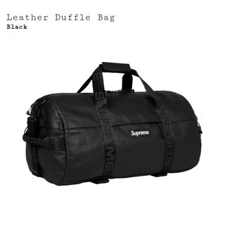 シュプリーム(Supreme)のsupreme leather duffle bag BLACK(その他)