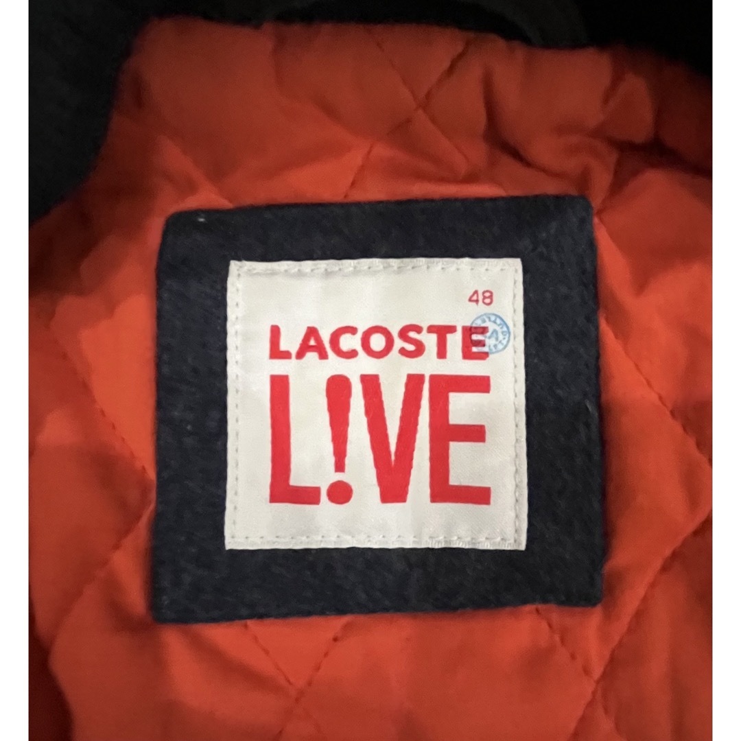LACOSTE L!VE - LACOSTE L!VE ラコステライブ 牛革 スタジャン LACOSTE L!VE - LACOSTE L!VE ラコステライブ 牛革 スタジャン