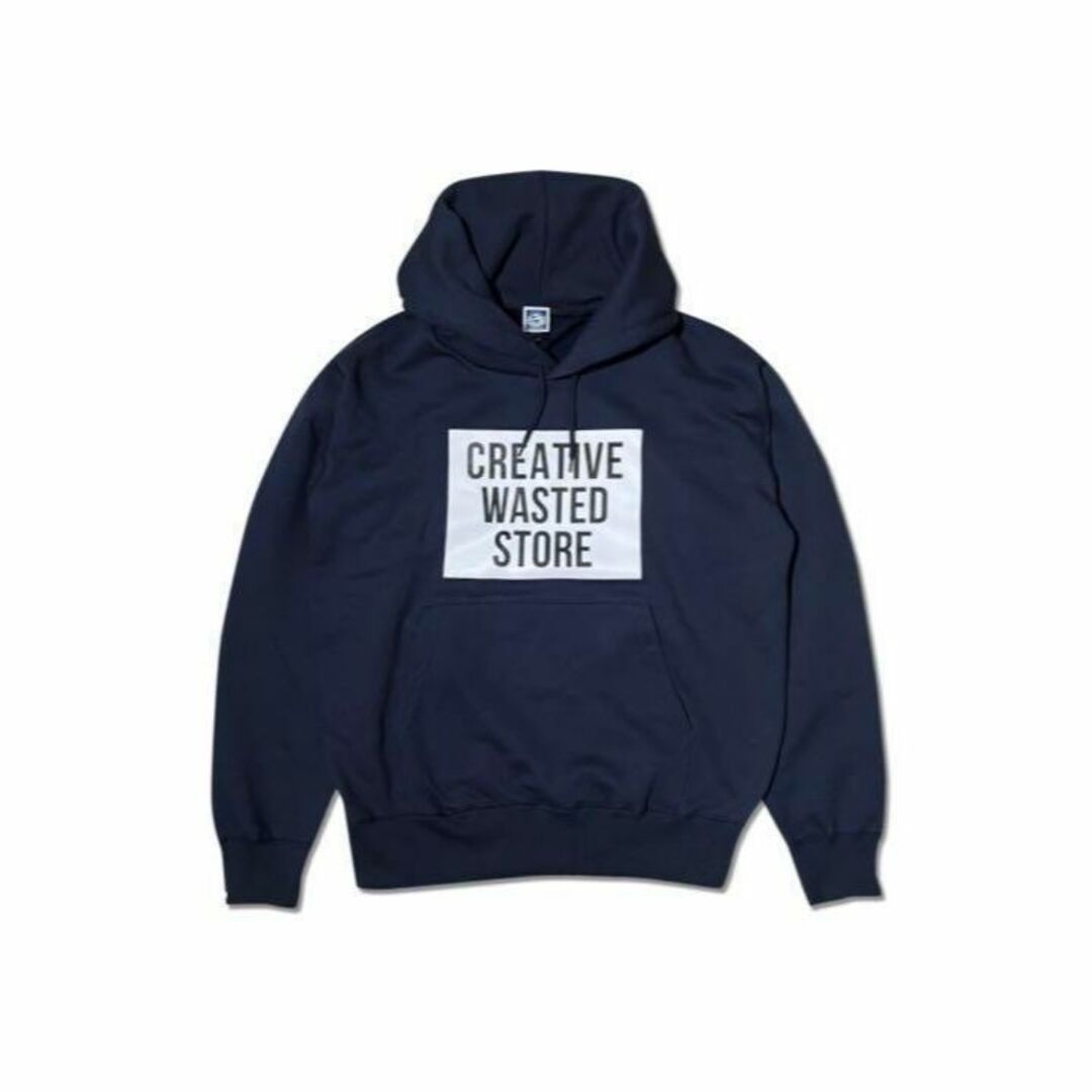 CREATIVE WASTED STORE Hoodie (Navy)の通販 by Mako｜ラクマ
