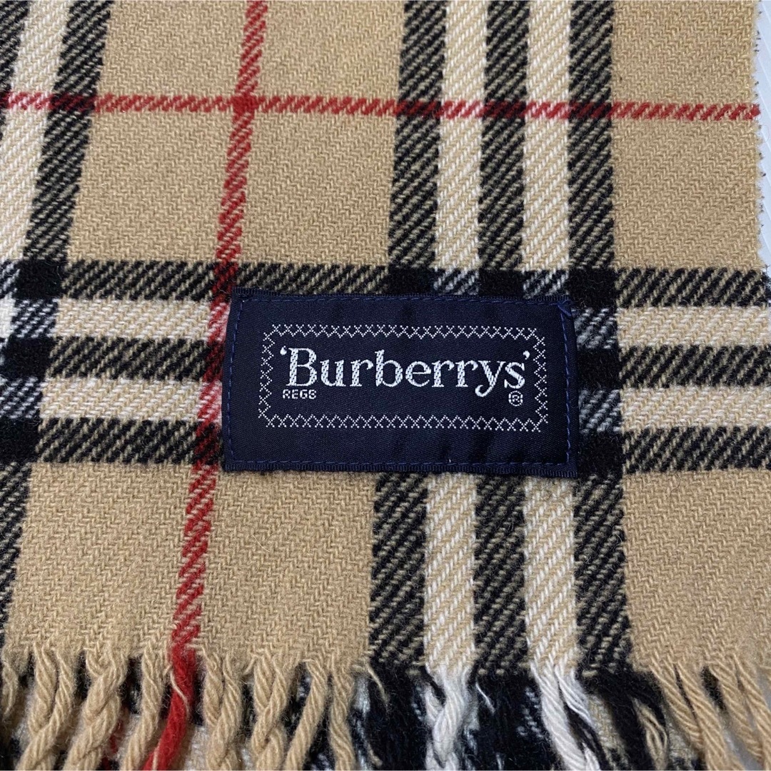 BURBERRY(バーバリー)のBurberrys バーバリーズ マフラー 膝掛け 大判 ウール100% レディースのファッション小物(マフラー/ショール)の商品写真