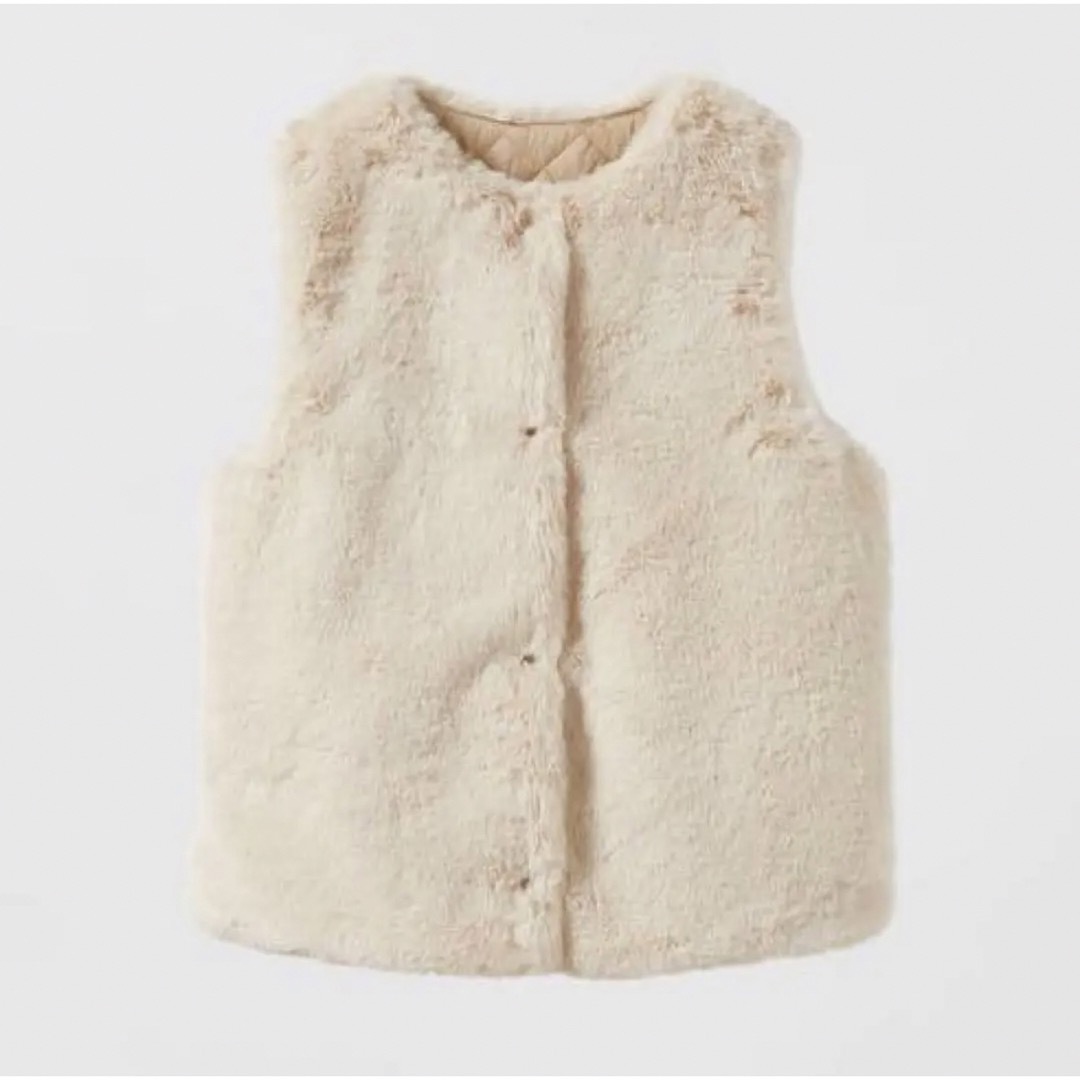 ZARA KIDS(ザラキッズ)のZARA kids ファーベスト レディースのトップス(ベスト/ジレ)の商品写真