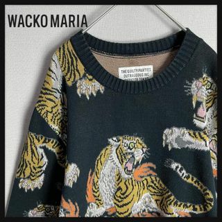 WACKO MARIA ワコマリア ダイヤモンド モヘア ニット セーター ブラウン系 サイズXL 正規品 / 31866