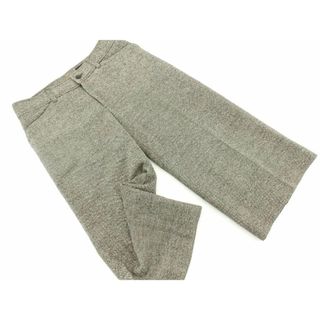 アンタイトル(UNTITLED)のアンタイトル カシミヤ混 6分丈 パンツ size1/茶 ◇■ レディース(その他)