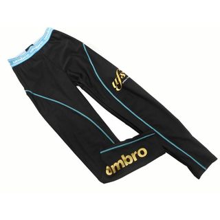 アンブロ(UMBRO)のumbro アンブロ レギンス sizeS/黒ｘ青 ■■ メンズ(その他)