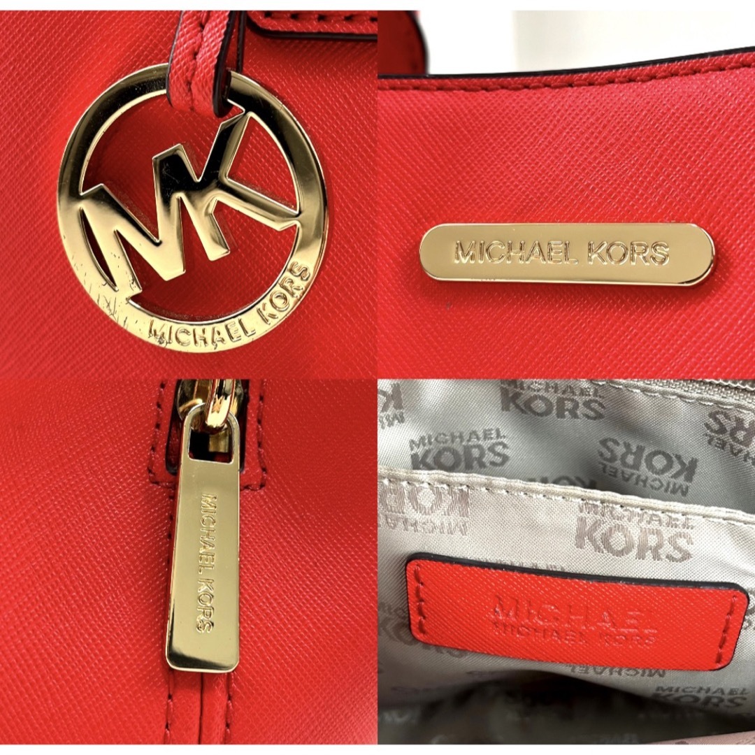 MICHAEL KORS 2wayショルダーバック赤