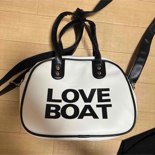 ラブボート(LOVE BOAT)のラブボート　LOVE BOAT 白　復刻ボストン　バッグ(ショルダーバッグ)