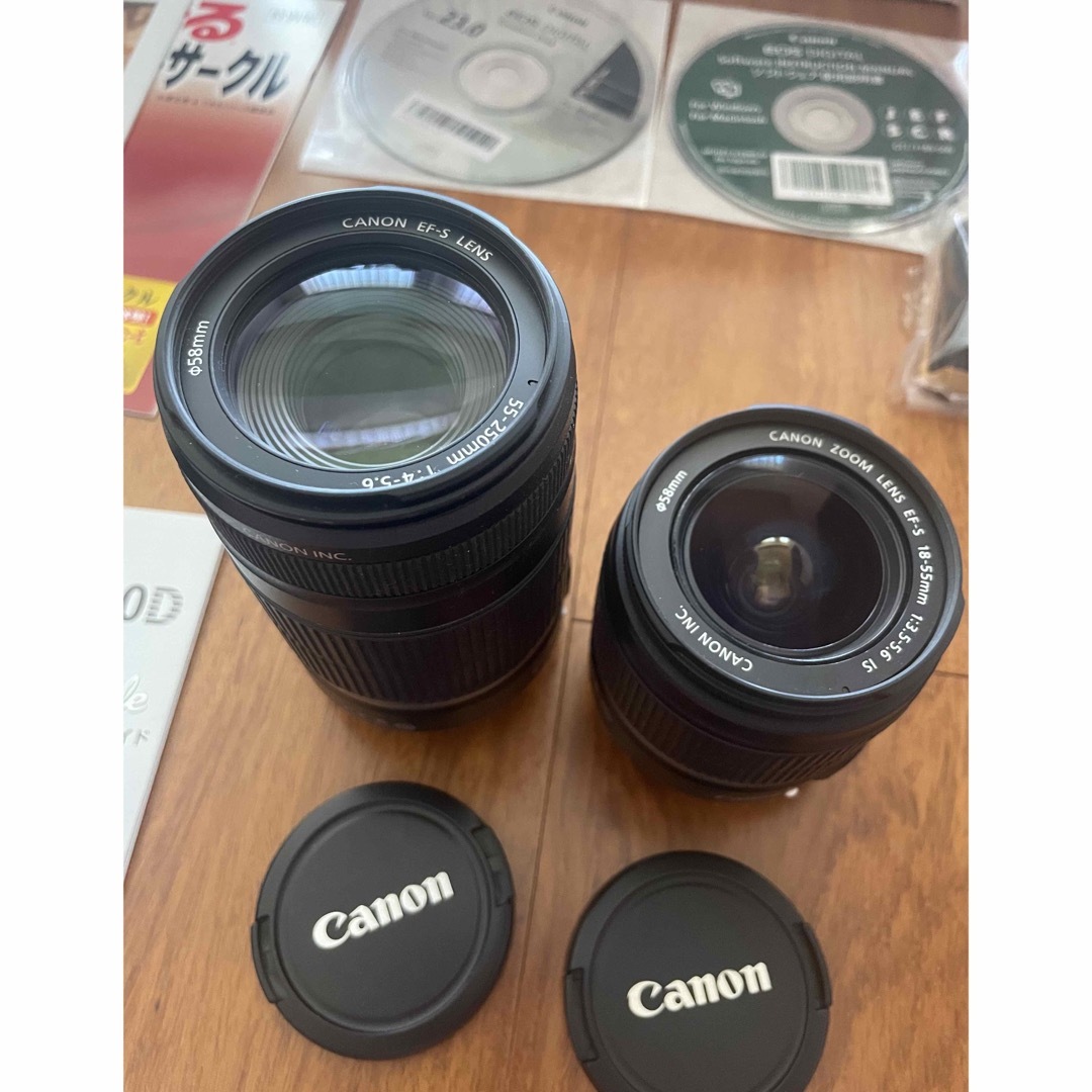 Canon(キヤノン)のCanon EOS 60D ダブルズームキット スマホ/家電/カメラのカメラ(デジタル一眼)の商品写真