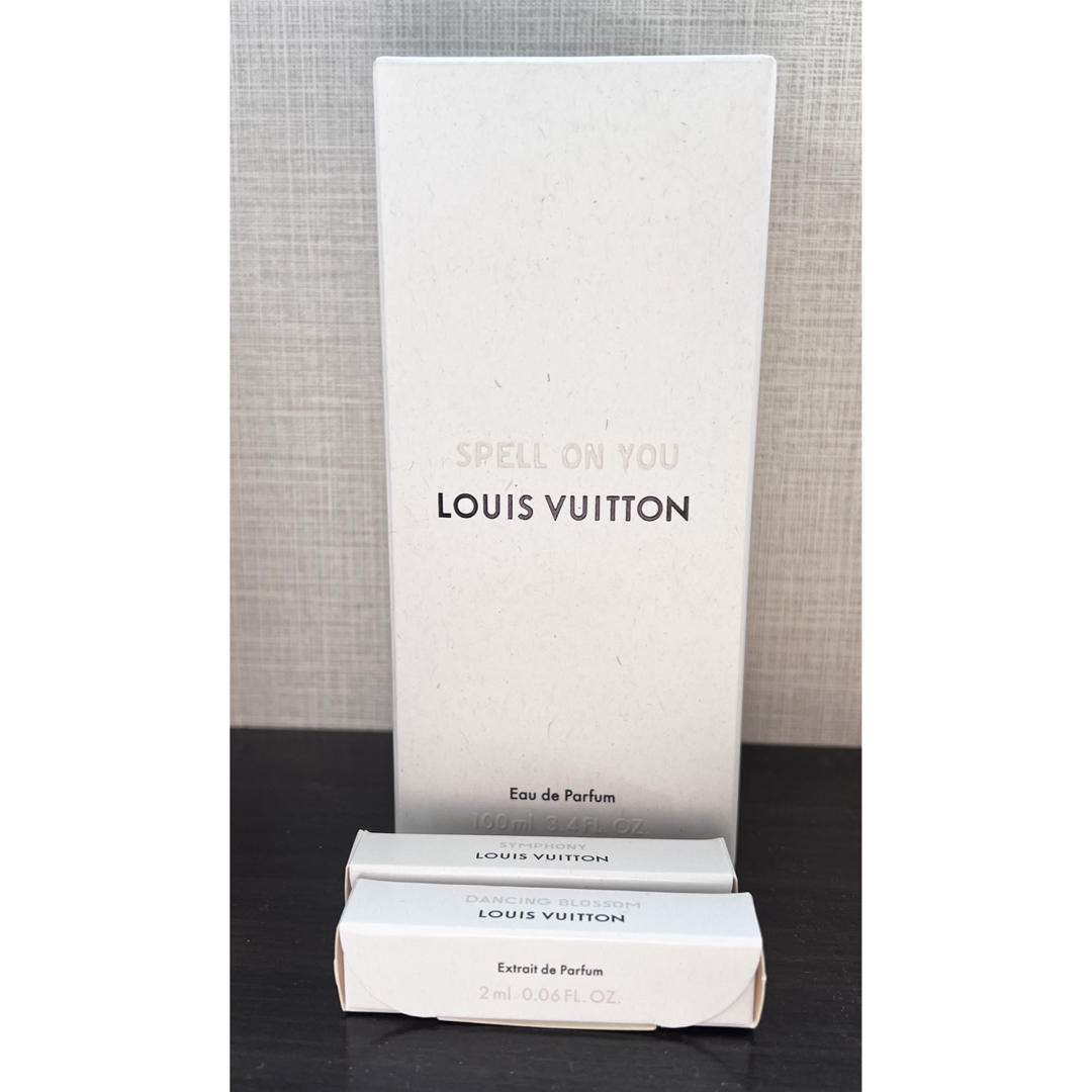 LOUIS VUITTON(ルイヴィトン)の【新品未使用】ルイヴィトン 香水 スペルオンユー 100ml  試供品2ml×2 コスメ/美容の香水(ユニセックス)の商品写真