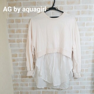 エージーバイアクアガール(AG by aquagirl)のAG by aquagirl レイヤード風トップス(カットソー(長袖/七分))
