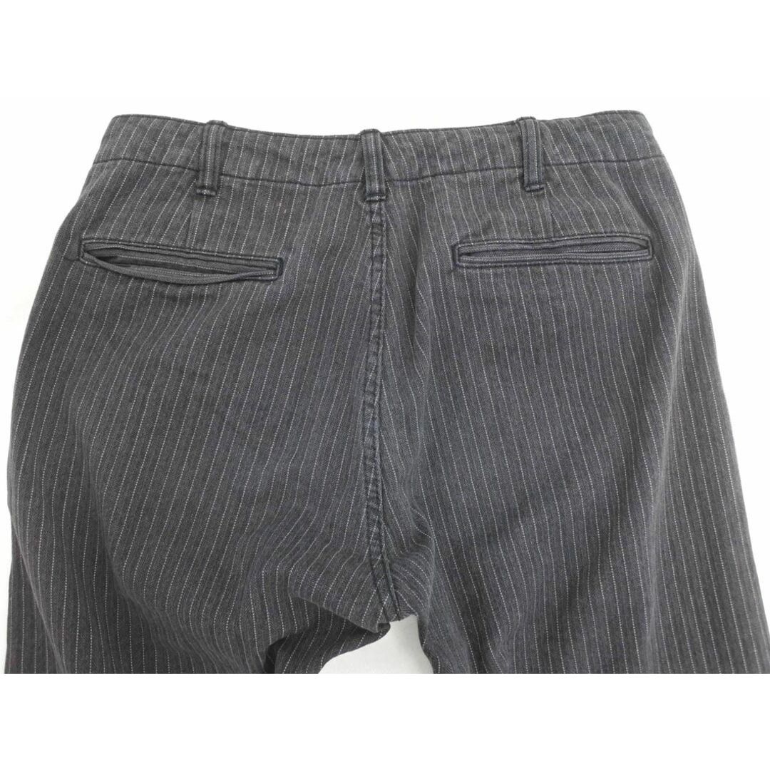BEAMS(ビームス)のビームス ピンストライプ ボタンフライ パンツ sizeM/紺 ■■ メンズ メンズのパンツ(その他)の商品写真