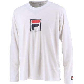 フィラ(FILA)のFILA フィラ テニスウェア 長袖Tシャツ VM5571 メンズM新品ホワイト(ウェア)