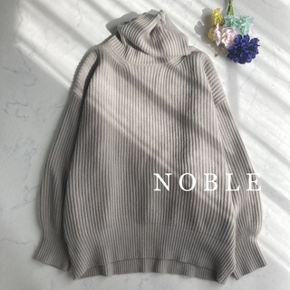 Noble - NOBLE ノールブ 5G両畦ビッグタートルプルオーバー セーターの