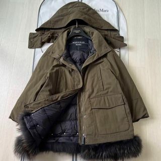 極美品✨Max Mara マレーラ 3way モッズコート ファー ライナー L