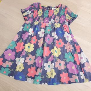 値下げ中❣️新品✨キッズ 花柄 ワンピース-