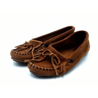 ミネトンカ(Minnetonka)のミネトンカ モカシン シューズ size8（25ｃｍ）/茶 ◇■ レディース(その他)