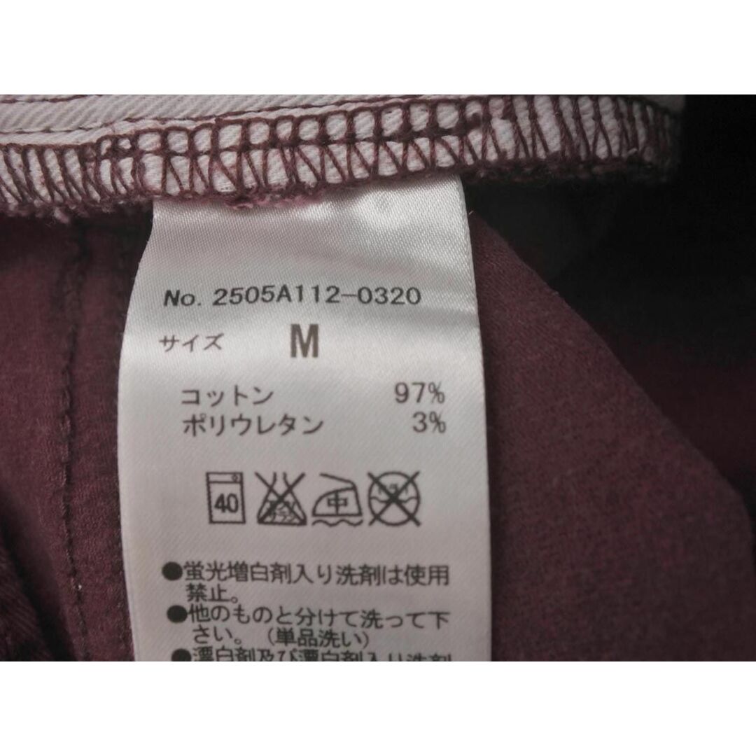 moussy(マウジー)のアズールバイマウジー スキニー パンツ sizeM/ボルドー ◇■ レディース レディースのパンツ(スキニーパンツ)の商品写真