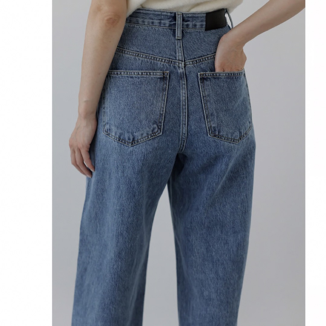 Na.e Wide Loose Jeans _Deep Blue M通常丈 レディースのパンツ(デニム/ジーンズ)の商品写真