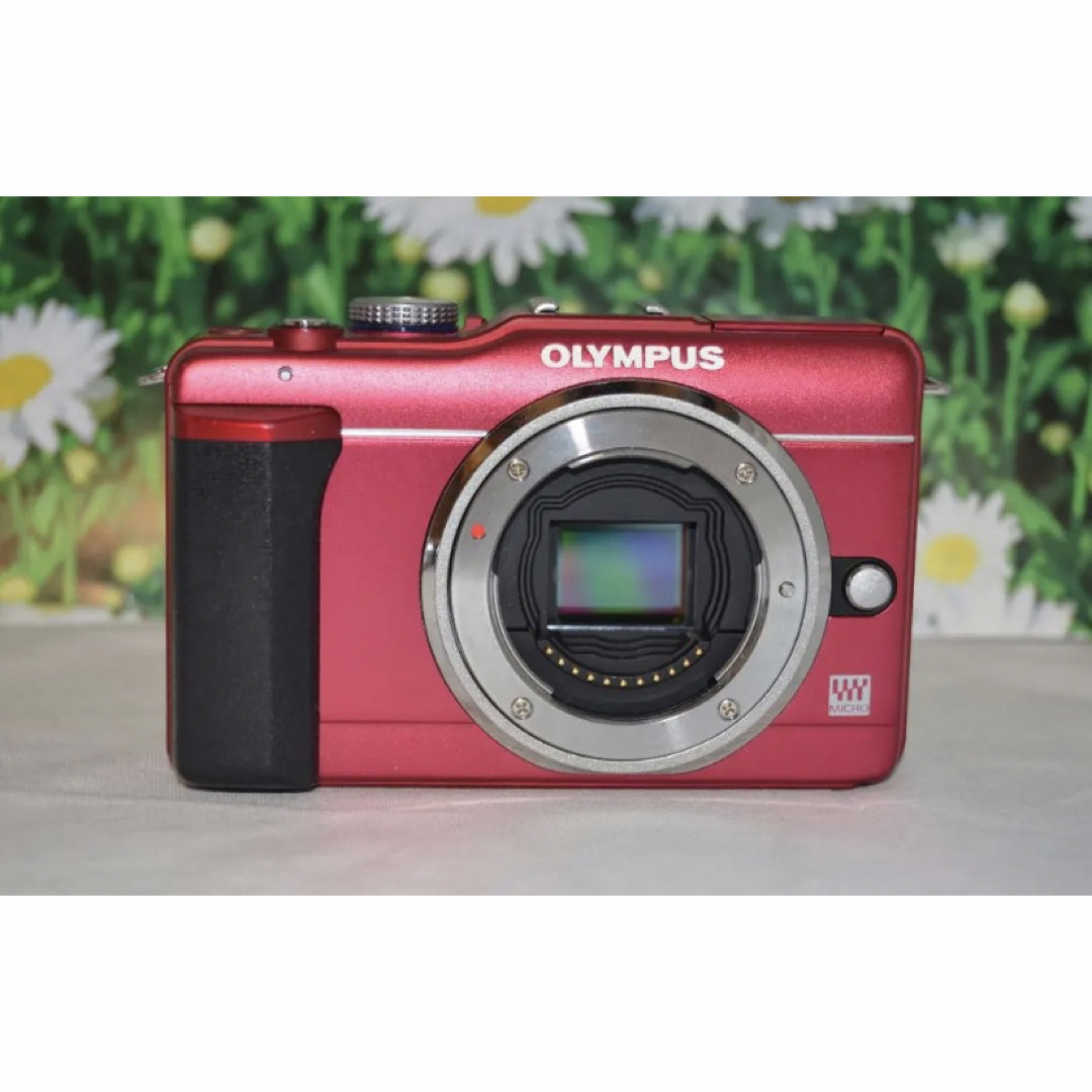 OLYMPUS(オリンパス)の❤️オリンパス E-PL1s ダブルズームキット❤️高画質❤️初心者おすすめ❤️ スマホ/家電/カメラのカメラ(ミラーレス一眼)の商品写真