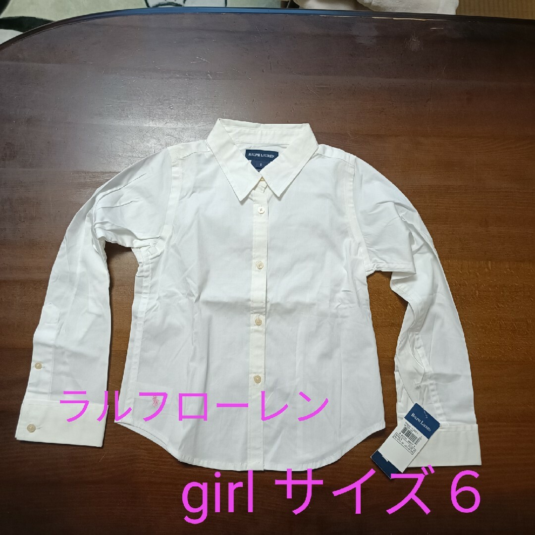 Ralph Lauren(ラルフローレン)のラルフローレン　ブラウス　サイズ６　タグ付き キッズ/ベビー/マタニティのキッズ服女の子用(90cm~)(ブラウス)の商品写真