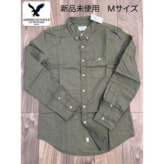 アメリカンイーグル(American Eagle)のアメリカンイーグル  AMERICAN EAGLE 長袖シャツ カーキM(シャツ)