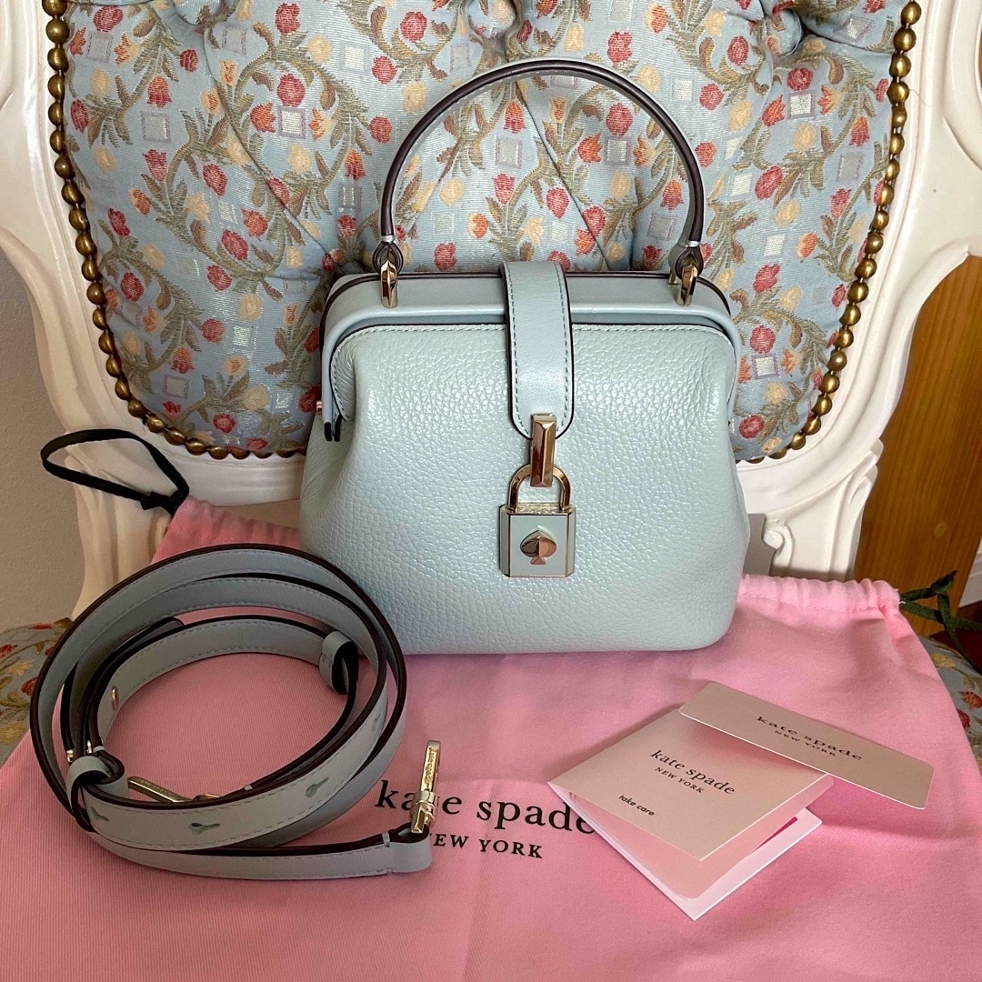 kate spade new york - 美品 ケイトスペード バッグ レメディ 水色2way