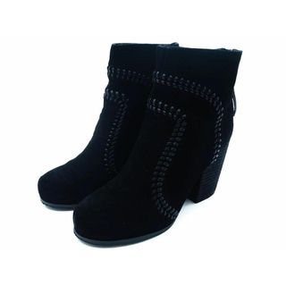 ジェフリーキャンベル(JEFFREY CAMPBELL)のJeffrey Campbell ジェフリーキャンベル ベースボールステッチ タッセル ショート ブーツ size39（24.5cm）/黒 ◇■ レディース(ブーツ)