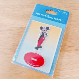 新品未開封　ミッキー　アクスタ　実写　ディズニーランド(キャラクターグッズ)