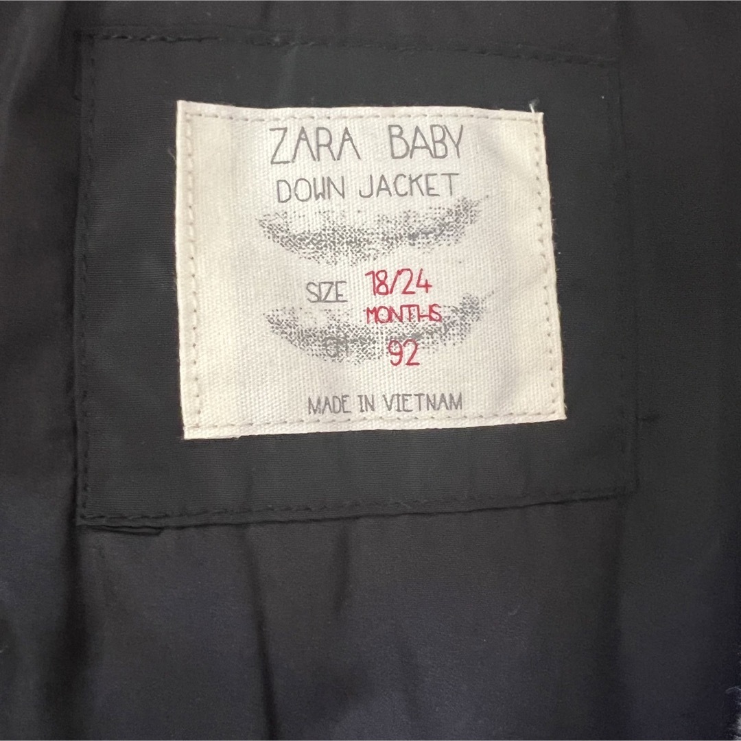 ZARA KIDS(ザラキッズ)のZara kids baby ダウン　アウター 90 キッズ/ベビー/マタニティのキッズ服女の子用(90cm~)(ジャケット/上着)の商品写真