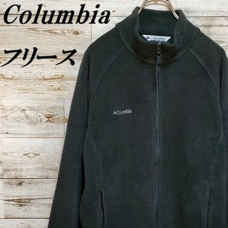 Columbia USA規格 ストリート刺繍ロゴフリースジャケット