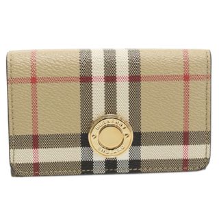 バーバリー(BURBERRY)のBURBERRY バーバリー 8070416 三折財布小銭入付き ARCHIVE BEIGE ベージュ系 マルチカラー レディース(財布)