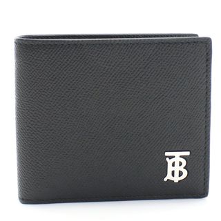 バーバリー(BURBERRY)のBURBERRY バーバリー 8062680 二折財布小銭入付き BLACK ブラック メンズ(折り財布)