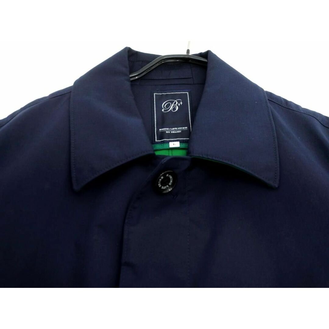 BEAMS(ビームス)のB:MING BEAMS ビームス ステンカラー コート sizeL/紺 ◇■ メンズ メンズのジャケット/アウター(ステンカラーコート)の商品写真
