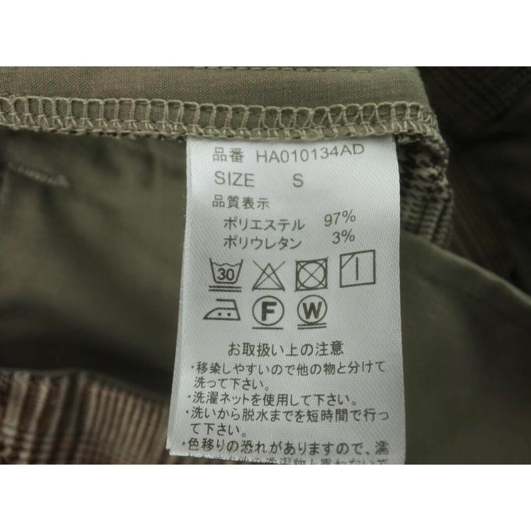 HARE ハレ チェック テーパード パンツ sizeS/茶 ◇■ メンズ